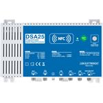 Lem DSA25 program. zesilovač FM/DAB/2xUHF, zisk 60dB/106dBuV, LTE 5G, Aut.ladění tunerem+NFC
