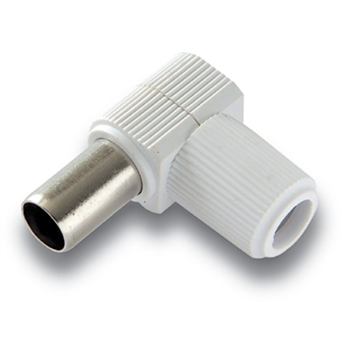 Alcad MC-095 konektor IECm na kabel 6,5-7mm, úhlový, stíněný