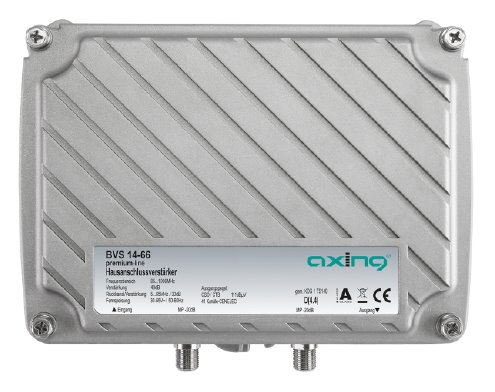 AXING zesilovač BVS 14-66, 65V AC, 85-1006MHz/40dB + akt. zpětný směr 5-65MHz