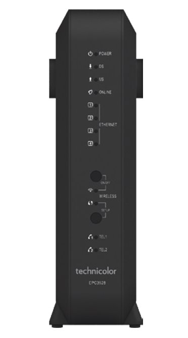 CISCO CABLE MODEM EPC 3928AD (Docsis 3.0, 8xDS, 4xUS, 4xGE LAN, dual WifFi 2,4+5GHz)