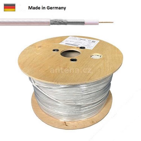 Draka Coax10 AD 10 S AL PVC koax. kabel 1/4,55/6,8mm, 3x stín., vnitřní, cívka 500m
