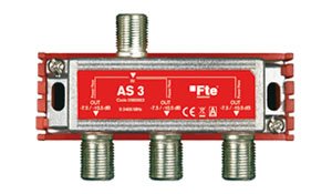 Fte AS 3 satelitní rozbočovač na 3 TV 5-2400MHz