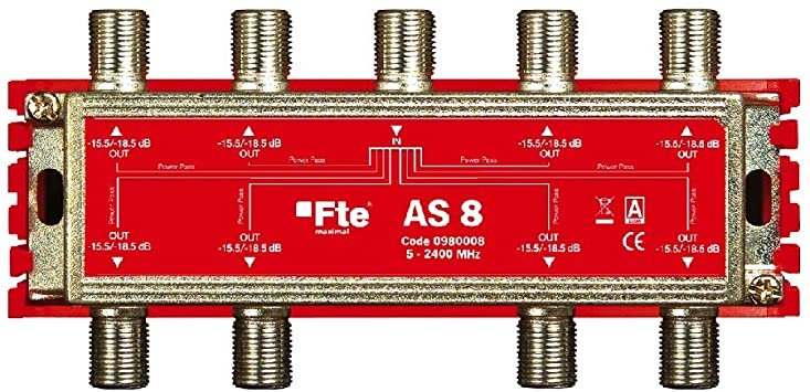 Fte AS 8 satelitní rozbočovač na 8 TV 5-2400MHz