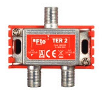 Fte TER 2 televizní rozbočovač na 2 TV 5-1000MHz