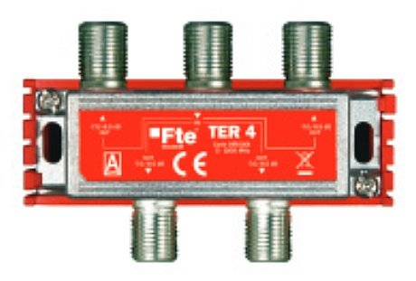 Fte TER 4 televizní rozbočovač na 4 TV 5-1000MHz