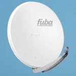Fuba DAA 850 ALU satelitní anténa parabola 85cm Al, světle šedá