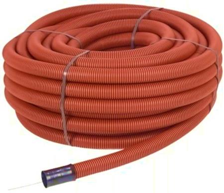Novotub 110 zemní chránička kabelů 110/94mm 50m, červená (ekv. Kopoflex)