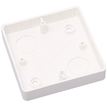 OEM KL 80N krabice lištová 81x81x16mm, bílá