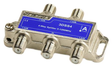 Teleste 3DSS4-B televizní rozbočovač na 4 TV 5-1218MHz, BarrIER, DOCSIS® 3.1