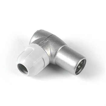 Televes 4130 konektor IECm na kabel 6,5-7mm, úhlový, stíněný
