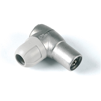 Televes 4131 konektor IECf na kabel 6,5-7mm, úhlový, stíněný