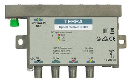 Terra OR401 4SAT optický přijímač 4xSAT (Quattro)